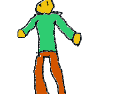 finnaly i have drawn somthing human like