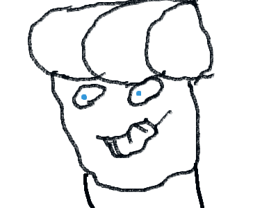 me drawing a face is it good like if it is