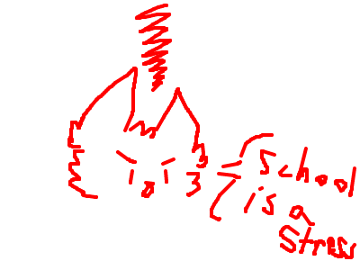 SCHOOL IS A STRESS!! 