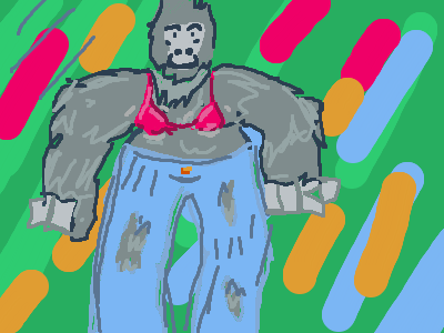 stronk monke (҂◡̀_◡́)ᕤ