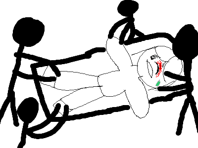 I had to get stiches in my eyelid (really happend)