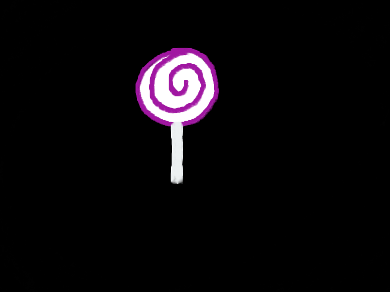 I just really like the spinning lollipop