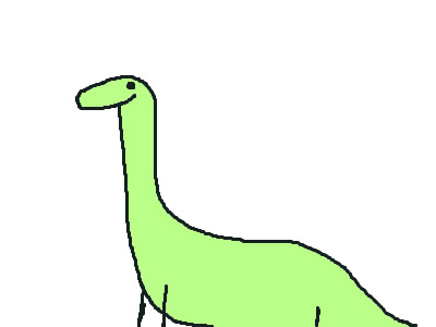 Magic paint paints dino-kun