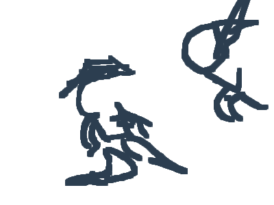 the fox gets flattned into a pancake (animation)