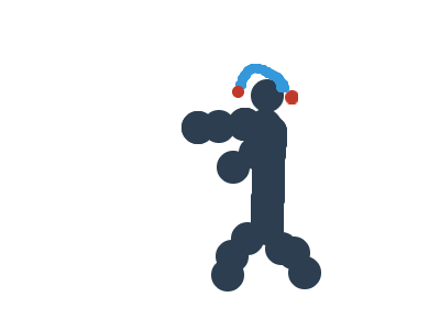 me listening to music