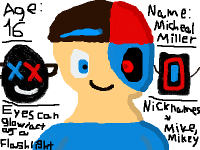 Me trying my hardest on the final version of my OC