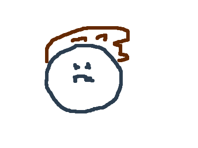 Even my mask is mad at her