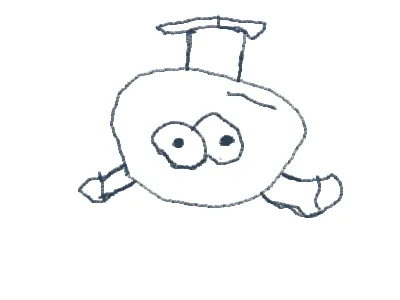 Abstracted Characters Oob (Upside Down)