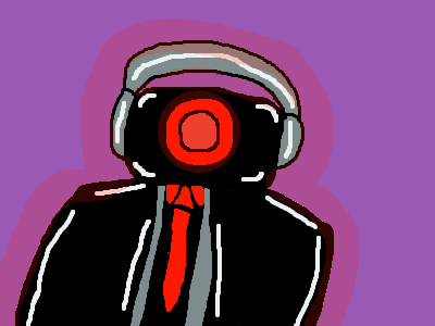 Dark speakerman