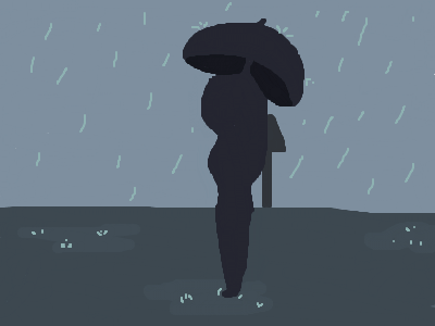 "let the rain wash away the pain from yesterday"