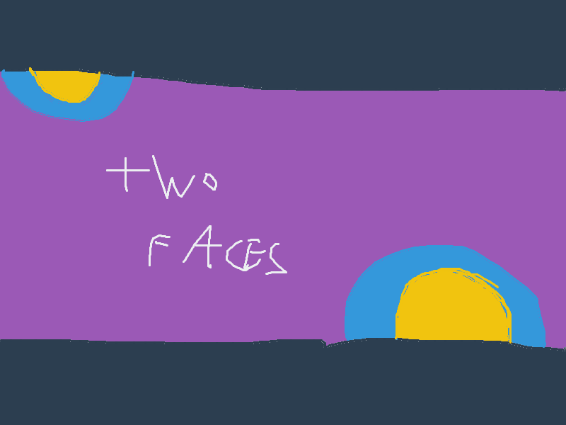 two faces /meme/flash waring/