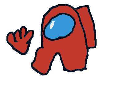 among us cartector doing a dumb dance