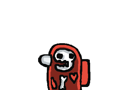 whats inside an among us crewmate?