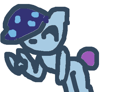 Velva the midnight bear! (My oc)