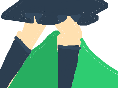 School girl late for school! It’s not that good...