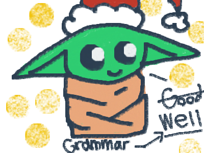 Grogu, happy holidays with Luke Skywalker!