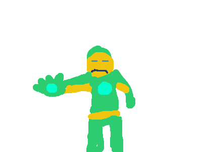 bad drawing green ironman