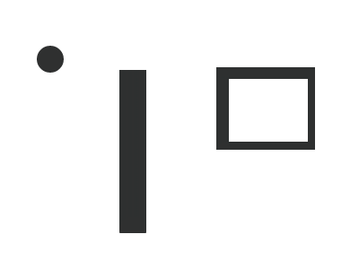 perfect Dot, Line, and Square (kind of)