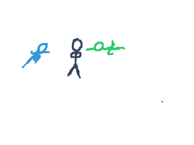 I use a pen blue is the good guy