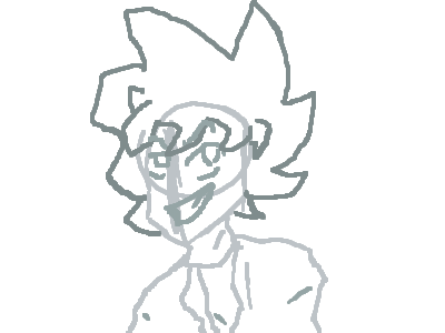 when you turn sketch to line art