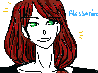 The guy with the long hair. New OC :3