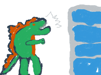 Giant Monster attack