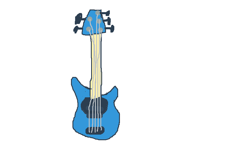 Blue Guitar & 5 Strings LongestSoloEver