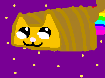 Bread nyan cat inspired by: Itsfunneh video