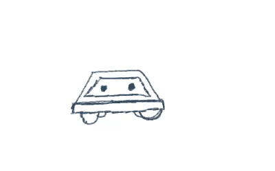 driting car and title animation 2