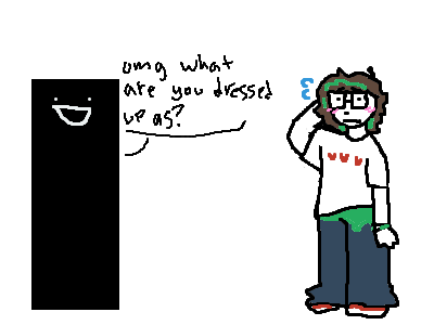 im gonna dress up as slime in public!! (im scared)