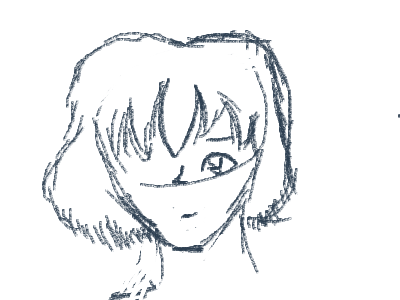 I was to lazy to draw the other eye