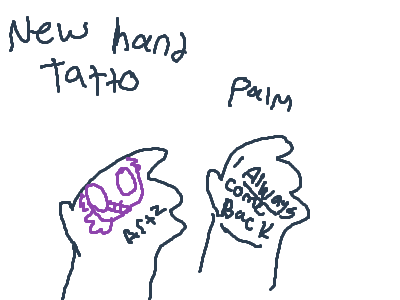 never let me use art supplies again