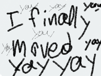 I FINALLY MOVEDDDDDDD!!!!!!!!!!!!!!!!