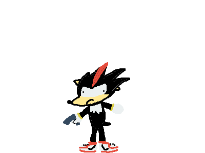 shadow has laser pew