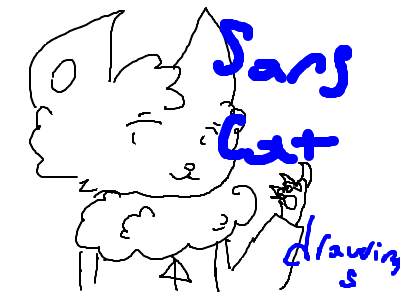 Sans Cats Drawings