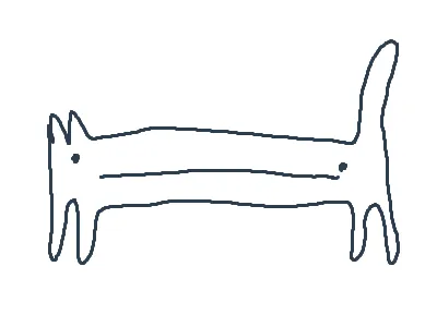 my friends oc cat idiot