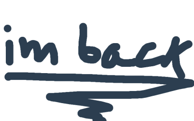 I’m back!!!
