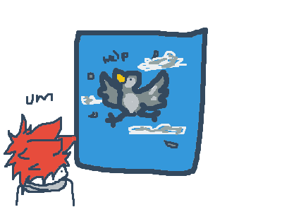 A PIDGEON JUST FLEW INTO MY WINDOW