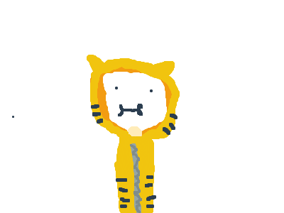animal hoodie challenge (tiger)
