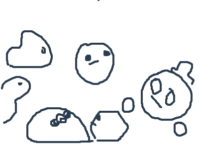 Da Blob gang play hide and seek!