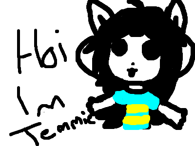 TEMMIE and FRISK money UNDERTALE