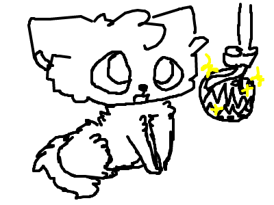 Christmas is distroyed when the cat is around