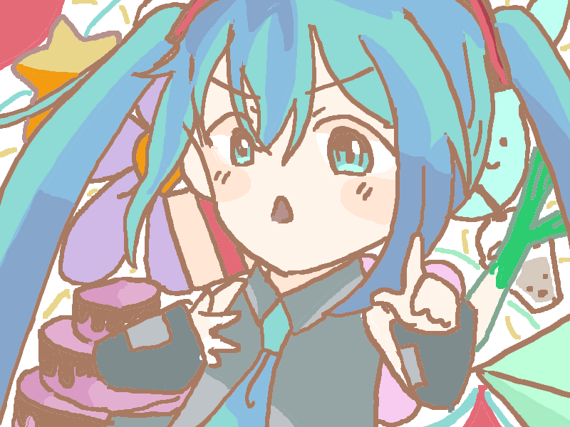 Happy 14th, Miku~!!