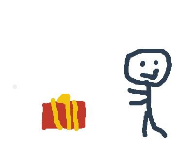 Me Unwrapping My Present