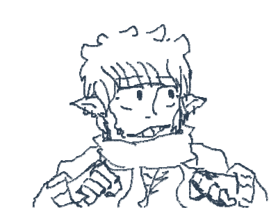 A Boy who likes scarfs and fighting?