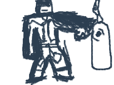 Owner on Go to domino's or sword fight..