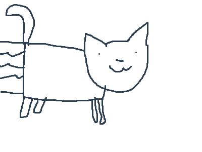 i try to draw nyan cat xd