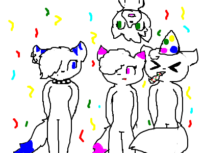 Inky's birthday surprise -drawing-