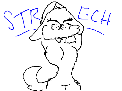 Sexy cat (2) - Streching