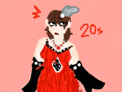 Me as different eras of fashion (Day 1)